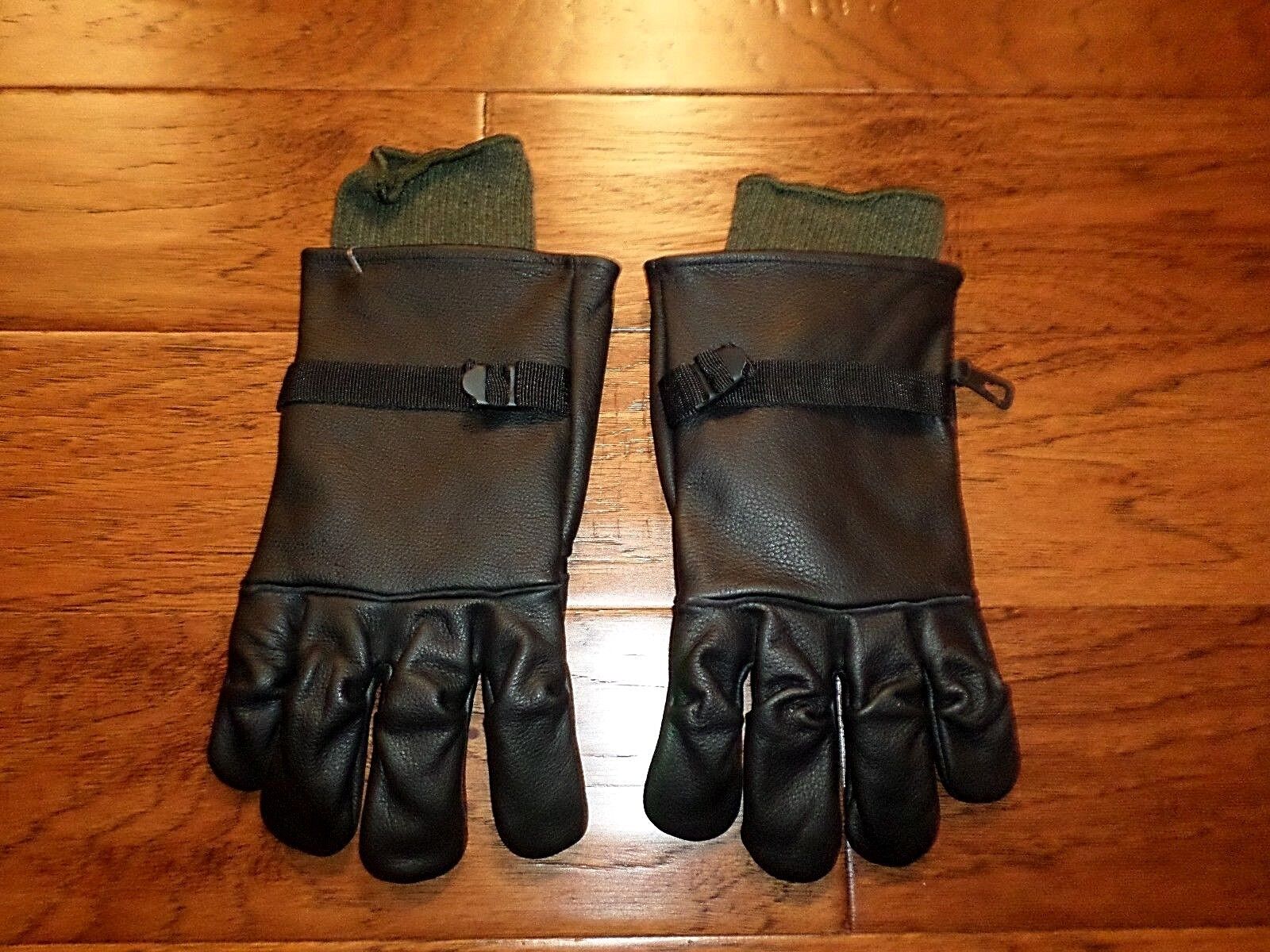 Rothco D3-A Type Black Leather Gloves 6