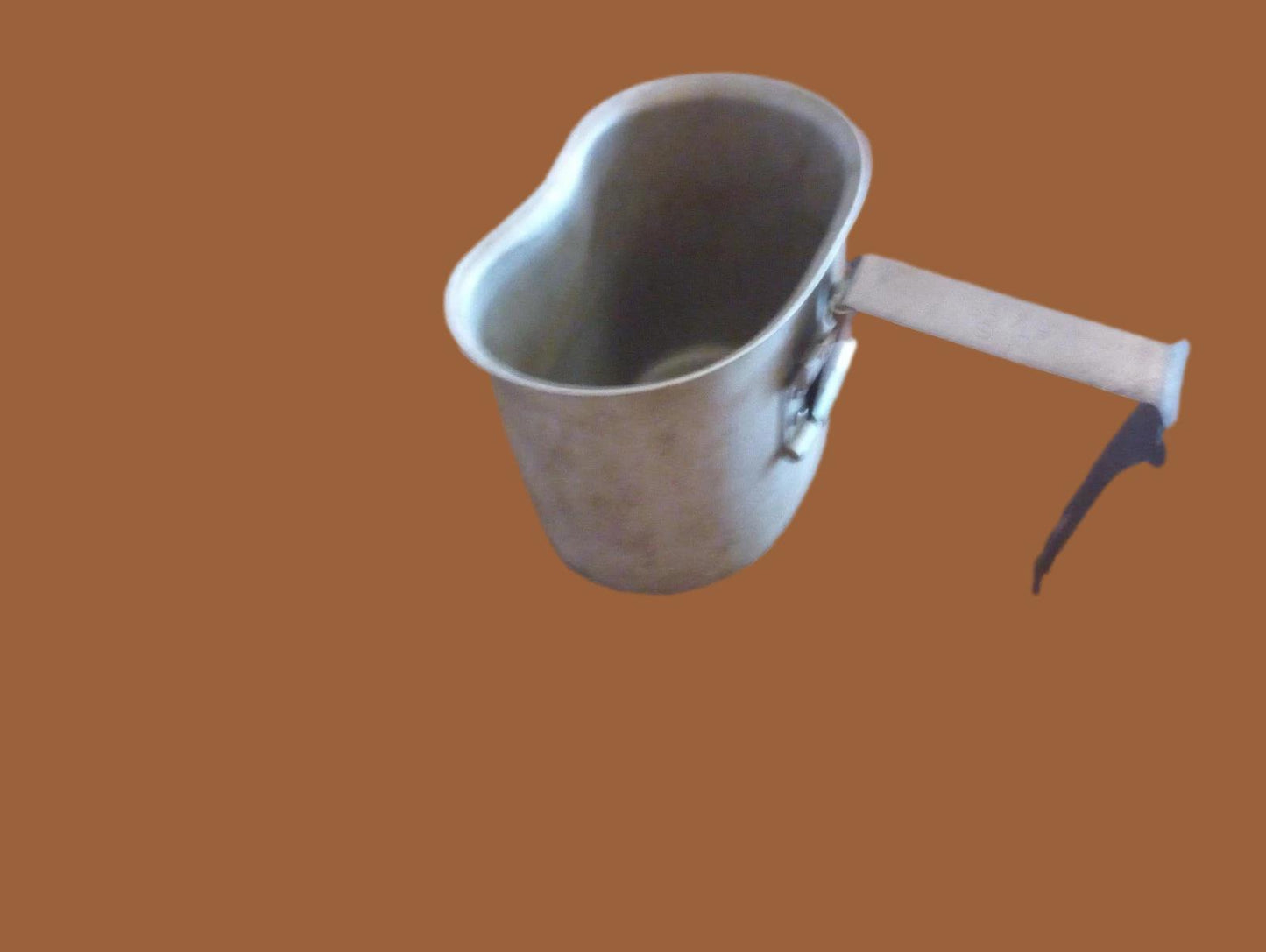 WWII U.S MILITARY CANTEEN CUP DATED 1945 STAMPED U.S B.E CO ORIGINAL