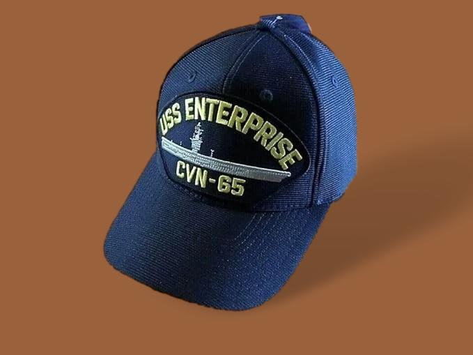 USS ENTERPRISE CVN-65 NAVY SHIP HAT U.S MILITARY OFFICIAL BALL CAP