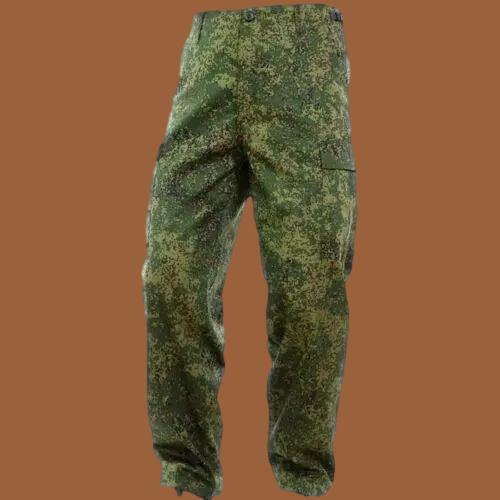 RUSSIAN DIGITAL CAMOUFLAGE PANTS MILITARY BDU CARGO 6 POCKET