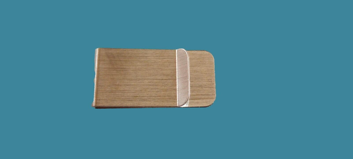 U.S MILITARY ARMY NATIONAL GUARD STAINLESS MONEY CLIP U.S.A MADE