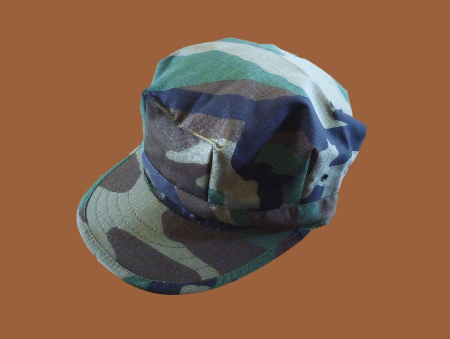 Military Issue Woodland Camouflage Combat Hat 100% Cotton BDU Utility Cap New
