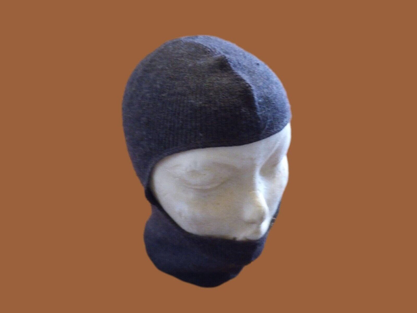 SWISS MILITARY ARMY COLD WEATHER FACE MASK 100% WOOL GREY BALACLAVA GENUINE