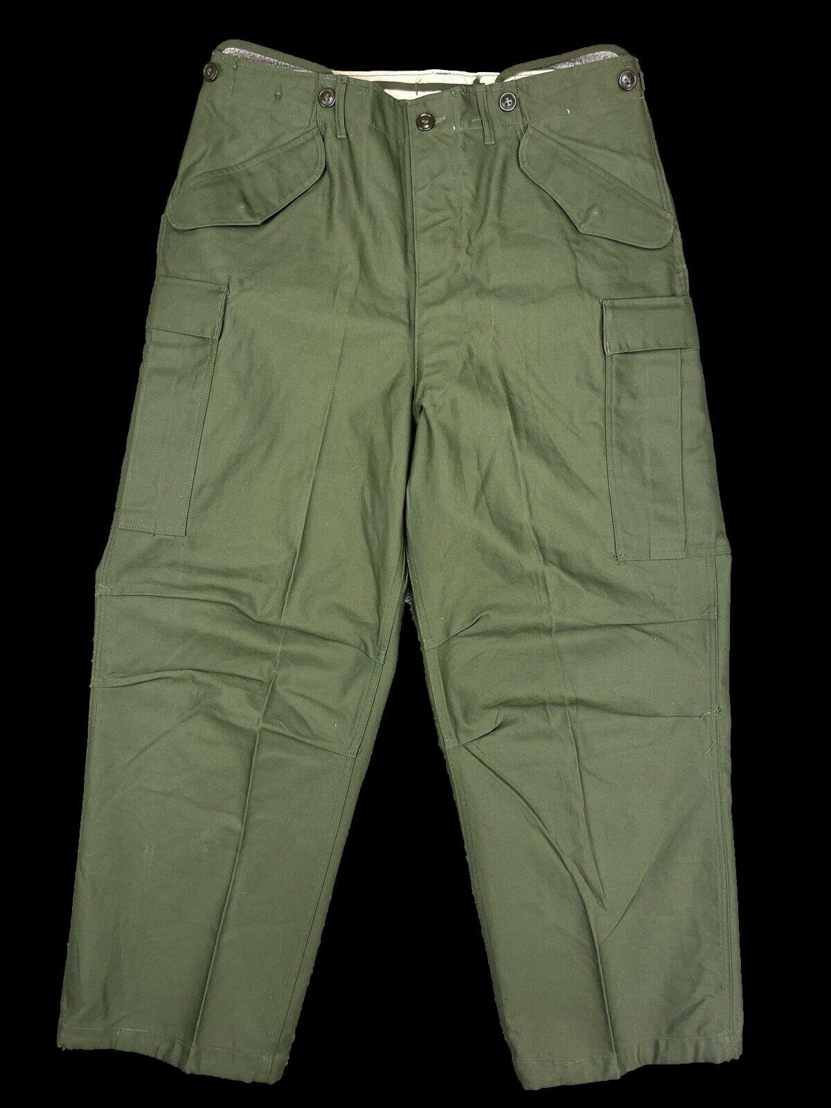 M-1951 FIELD PANTS U.S MILITARY ORIGINAL NEW 1952 OLD STOCK OD