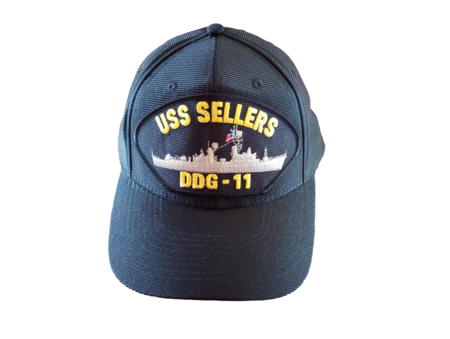 USS SELLERS DDG-11 U.S NAVY SHIP HAT U.S MILITARY OFFICIAL BALL CAP U.S.A MADE