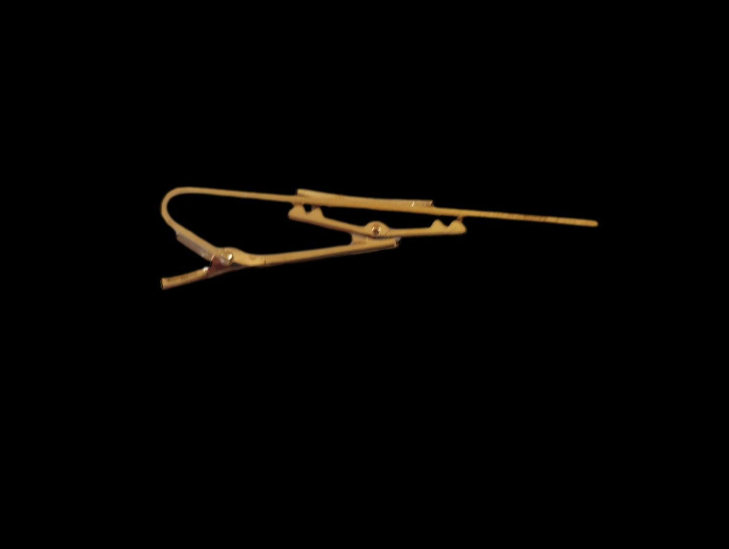 U.S MILITARY ARMY RANGER ROCKER TIE BAR TIE TAC CLIP ON U.S.A MADE