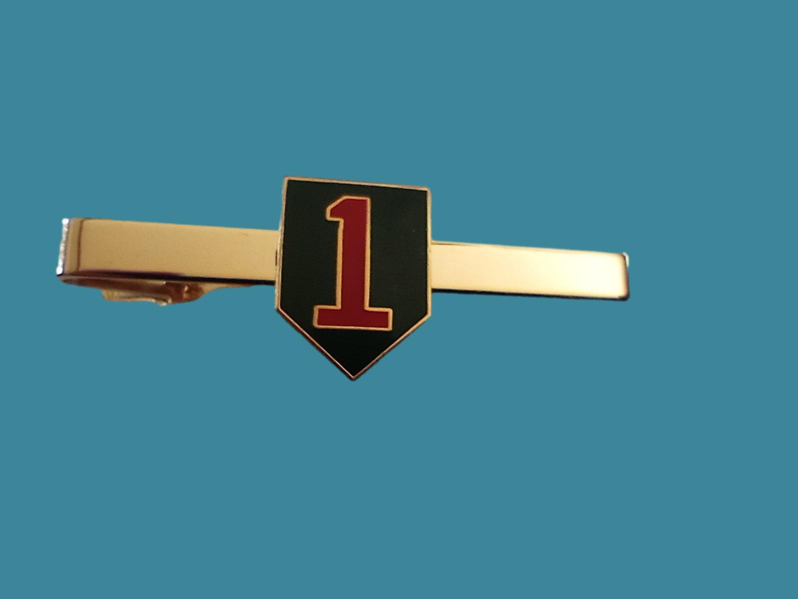 U.S MILITARY U.S ARMY 1ST INFANTRY TIE BAR OR TIE TAC CLIP ON TYPE U.S â Clay's Military