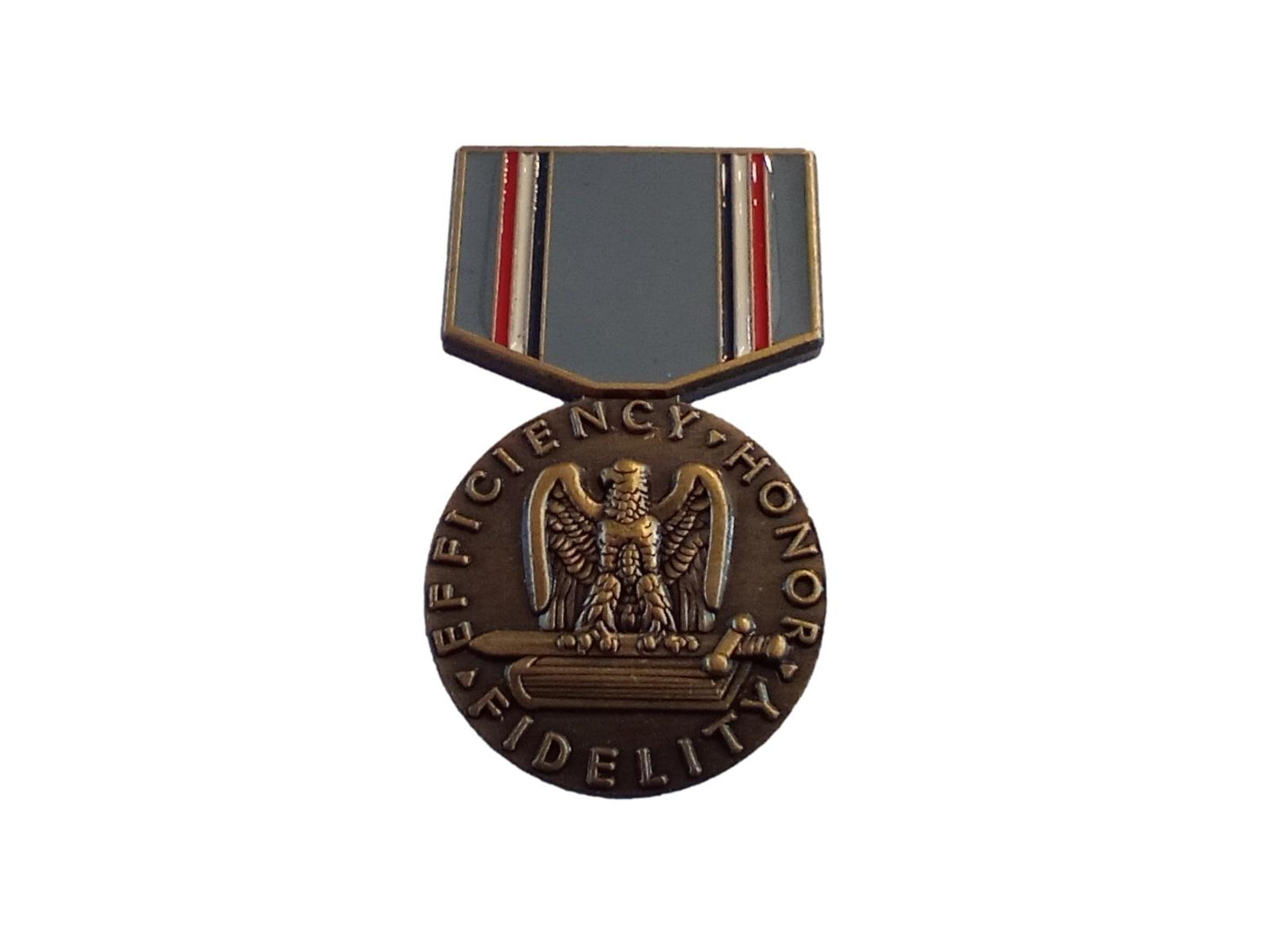 U.S MILITARY AIR FORCE GOOD CONDUCT MEDAL HAT LAPEL PIN MINI SIZE 1 1/8"