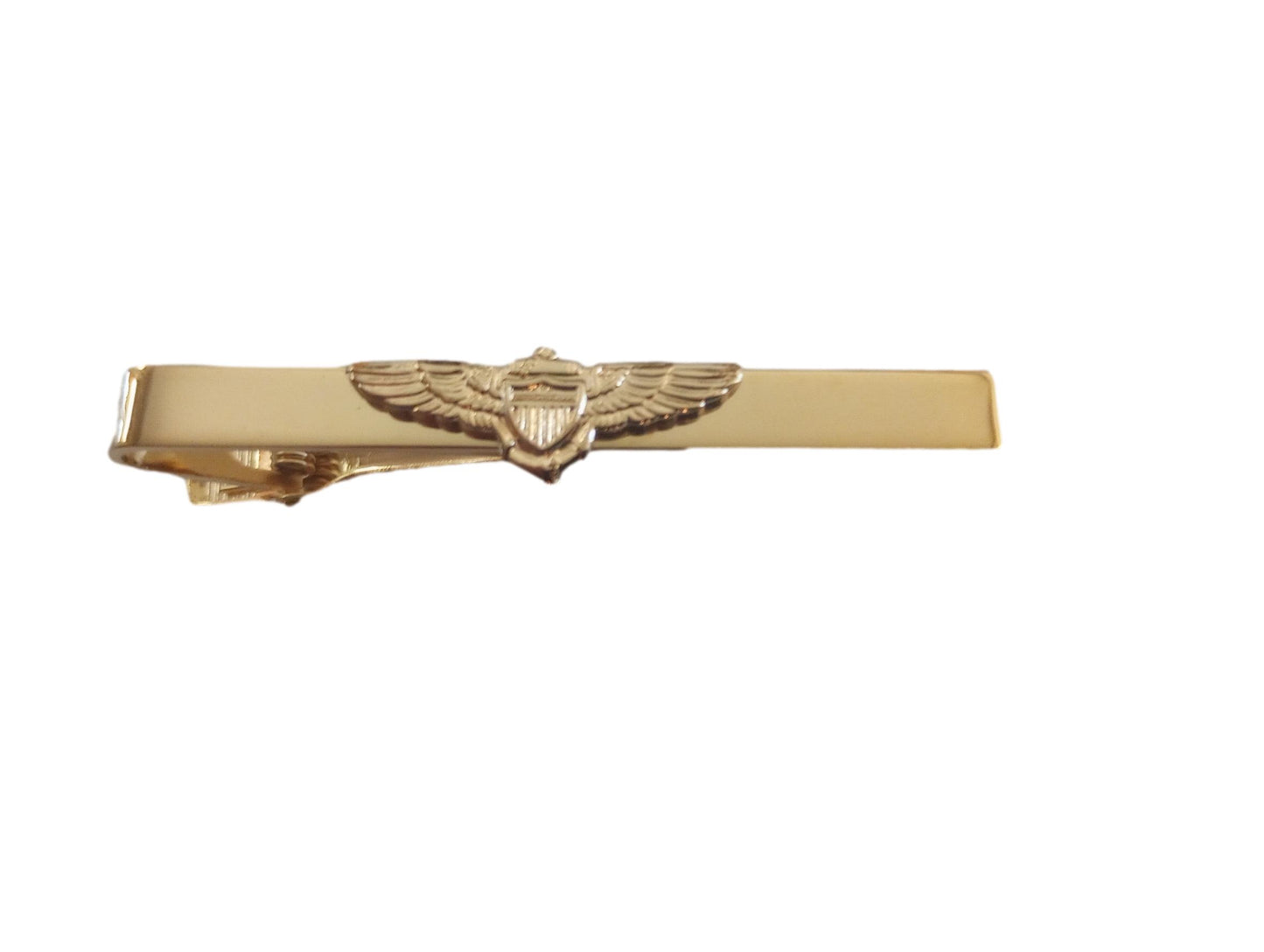 U.S MILITARY NAVY TIE BAR TIE TAC U.S.M.C NAVAL AVIATION PILOT WINGS CLIP ON