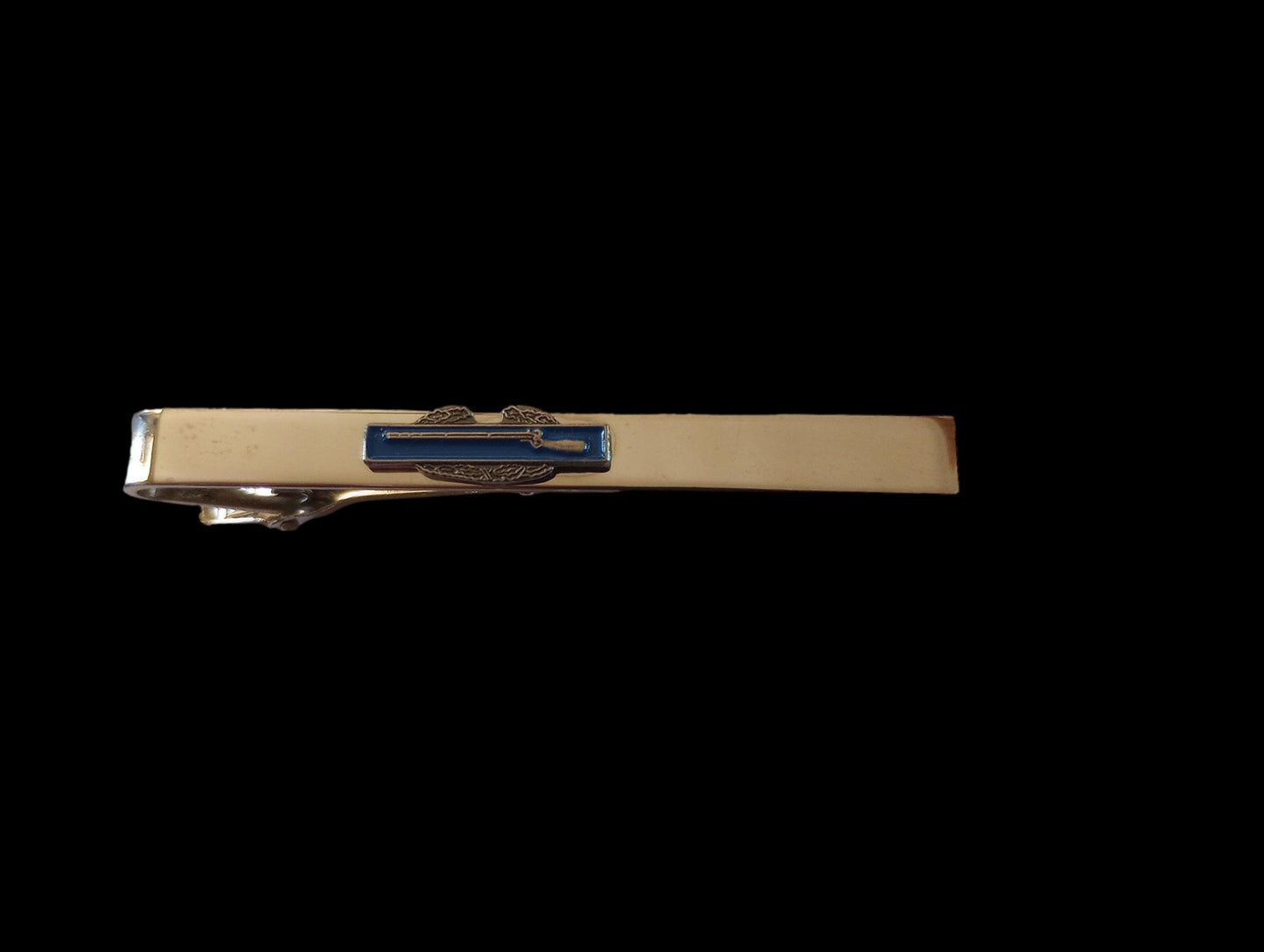 U.S MILITARY ARMY CIB BADGE TIE BAR TIE TAC U.S MADE OFFICIAL ARMY PRODUCT