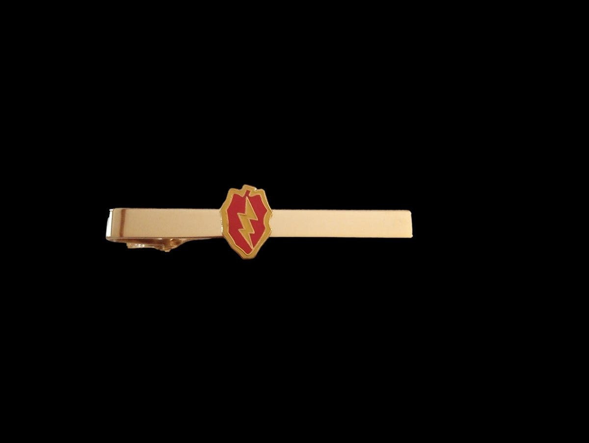 U.S MILITARY 25th DIVISION TIE BAR TIE TAC MADE IN THE U.S.A