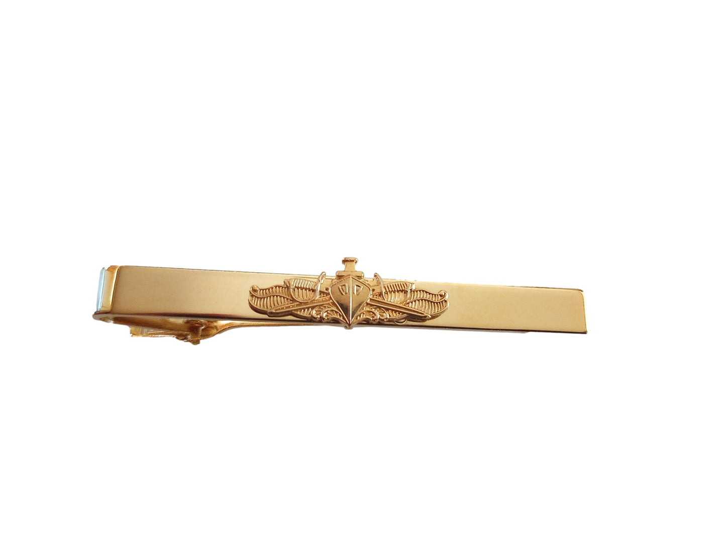U.S MILITARY NAVY GOLD OFFICERS SURFACE WARFARE METAL TIE BAR U.S.A MADE NEW