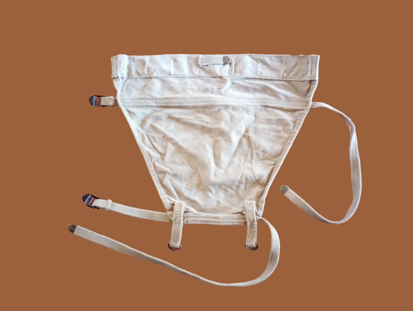 WWII U.S MILITARY KHAKI ARMY PACK TAIL CARRIER M-1928 HAVERSACK ORIGINAL