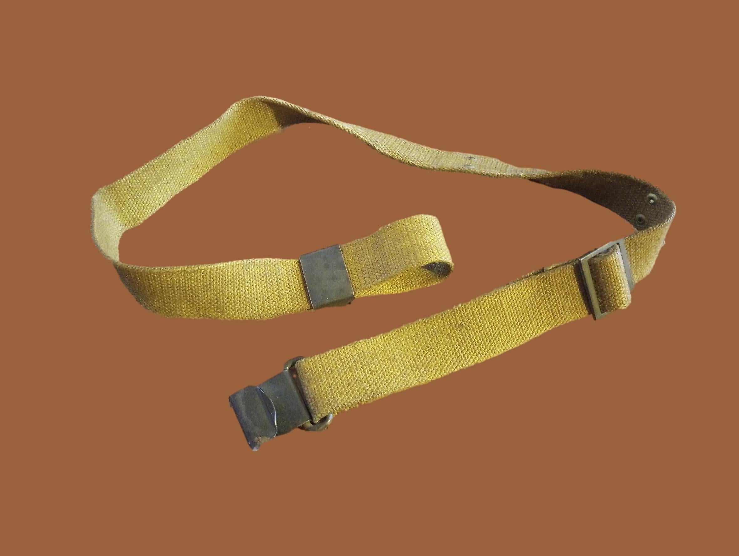 MILITARY GARAND WEB RIFLE SLING POST WAR FLAT BUCKLE GENUINE SURPLUS