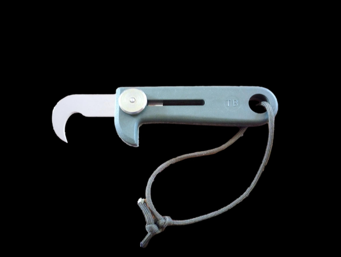 FRENCH MILITARY KNIFE AIRBORNE PARATROOPER LINE BELT ROPE CUTTER