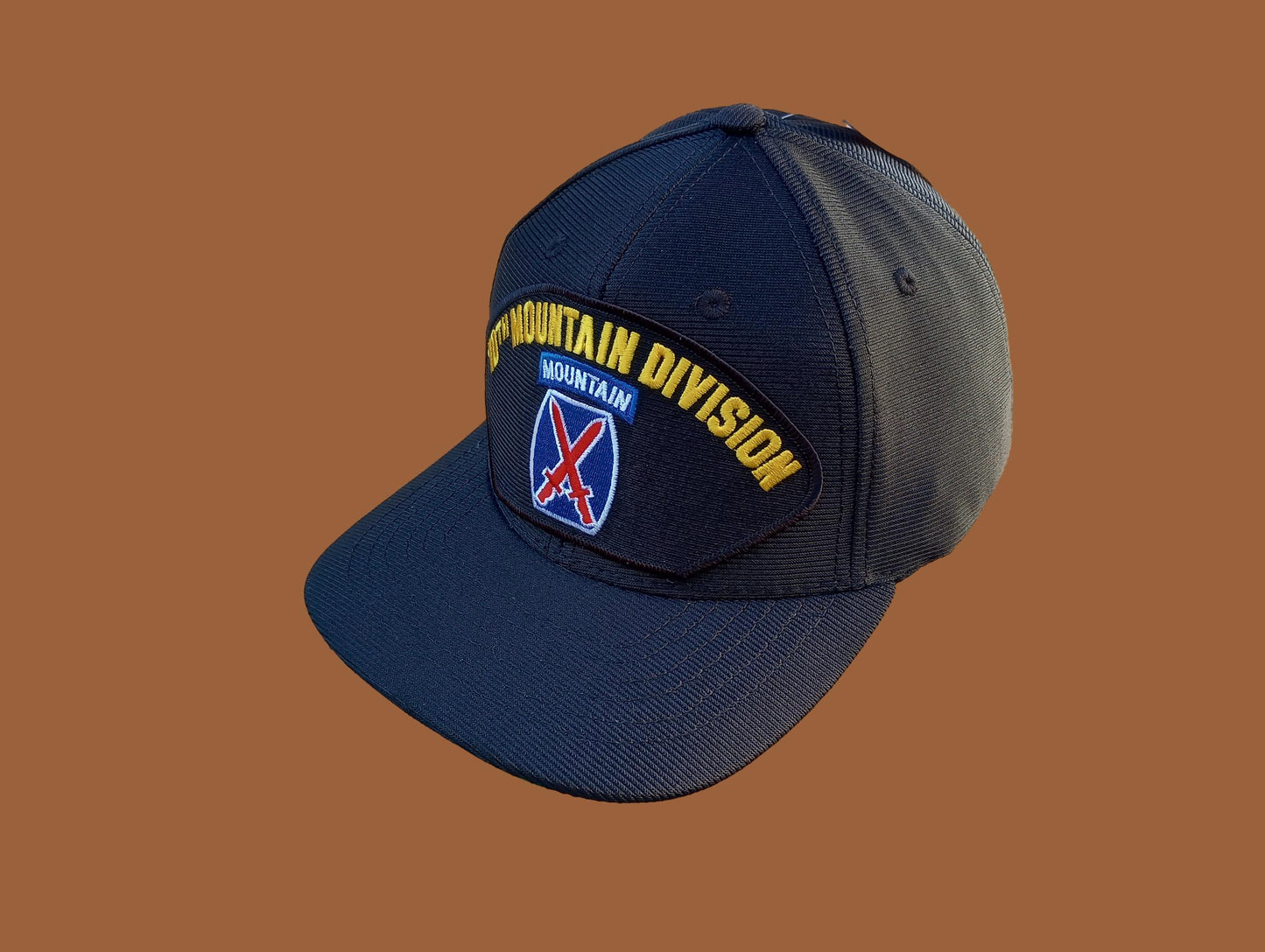 U.S ARMY 10TH MOUNTAIN DIVISION HAT OFFICIAL MILITARY BALL CAP U.S.A MADE