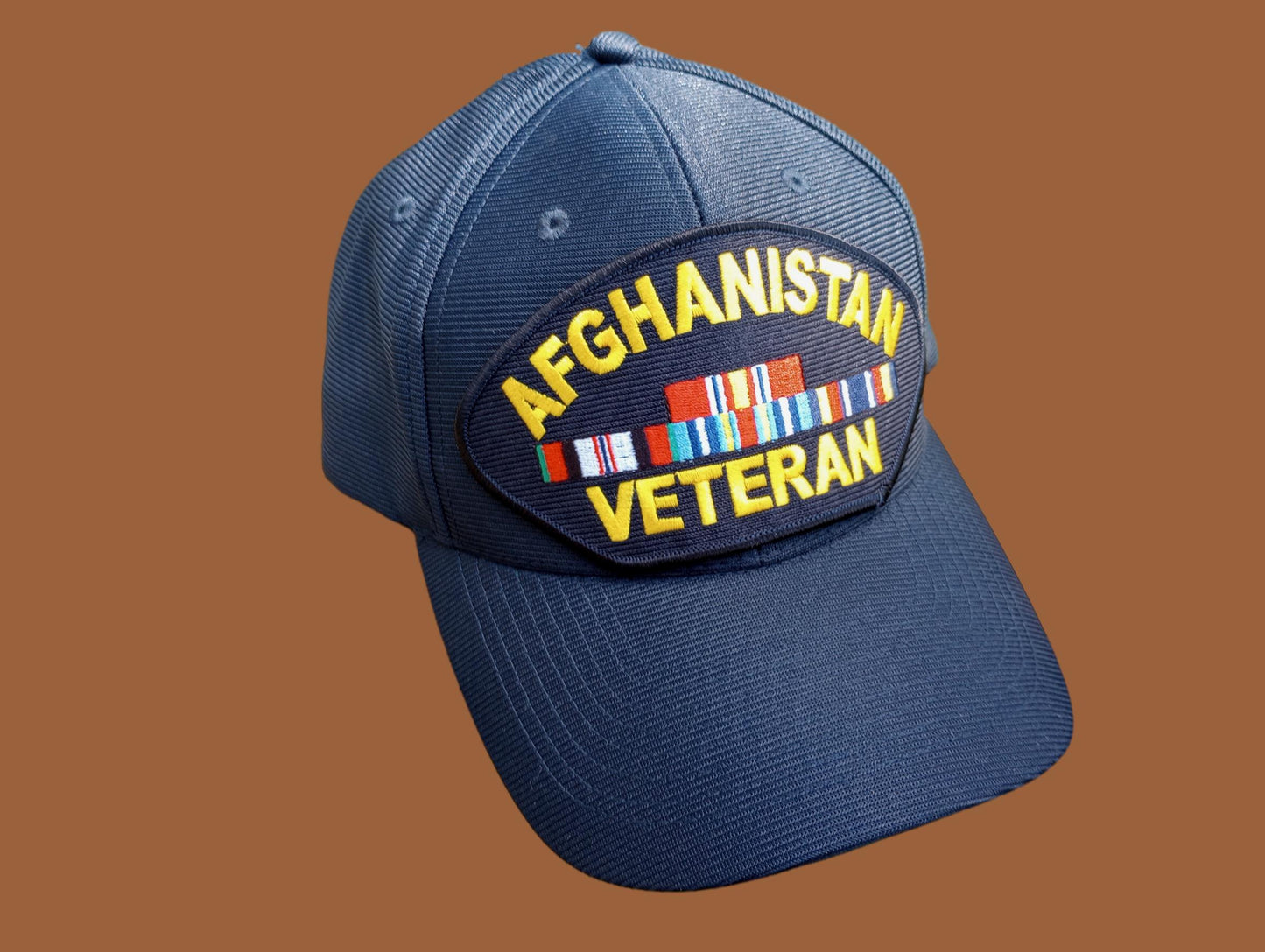 AFGHANISTAN WAR VETERAN HAT U.S MILITARY OFFICIAL BALL CAP U.S.A MADE