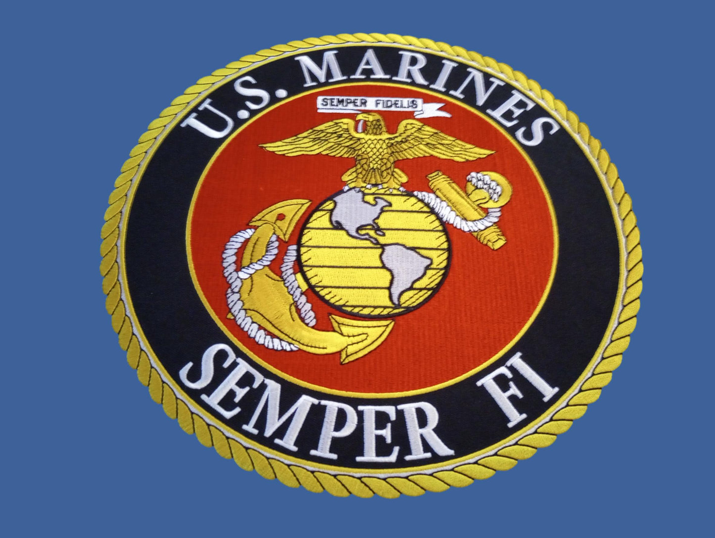 U.S MILITARY MARINE CORPS EGA OVERSIZE BACK PATCH 10" X 10" OFFICIALLY LICENSED