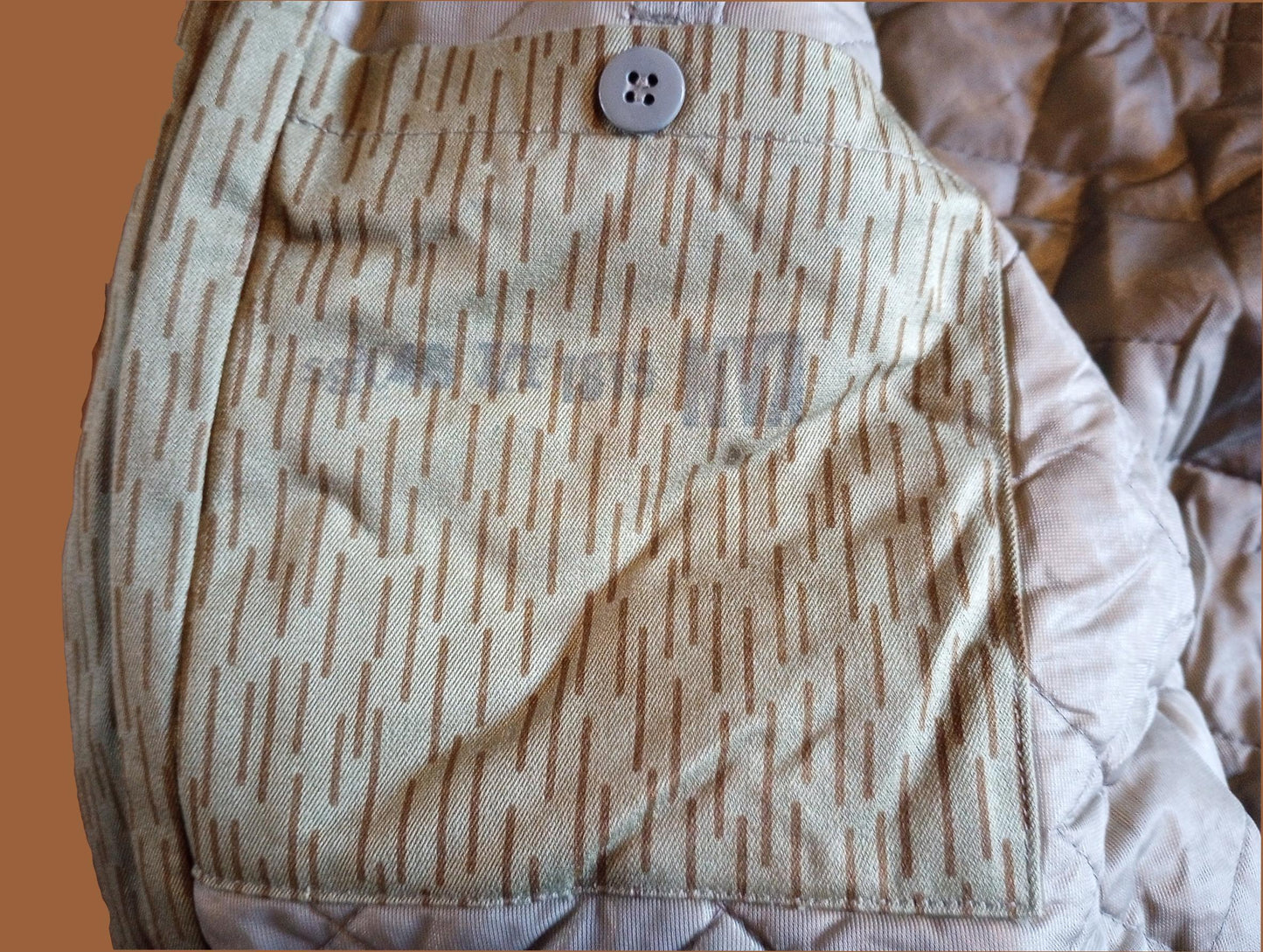 EAST GERMAN MILITARY M48 PARKA JACKET NVA CAMOUFLAGE RAIN PATTERN SIZE SG 48