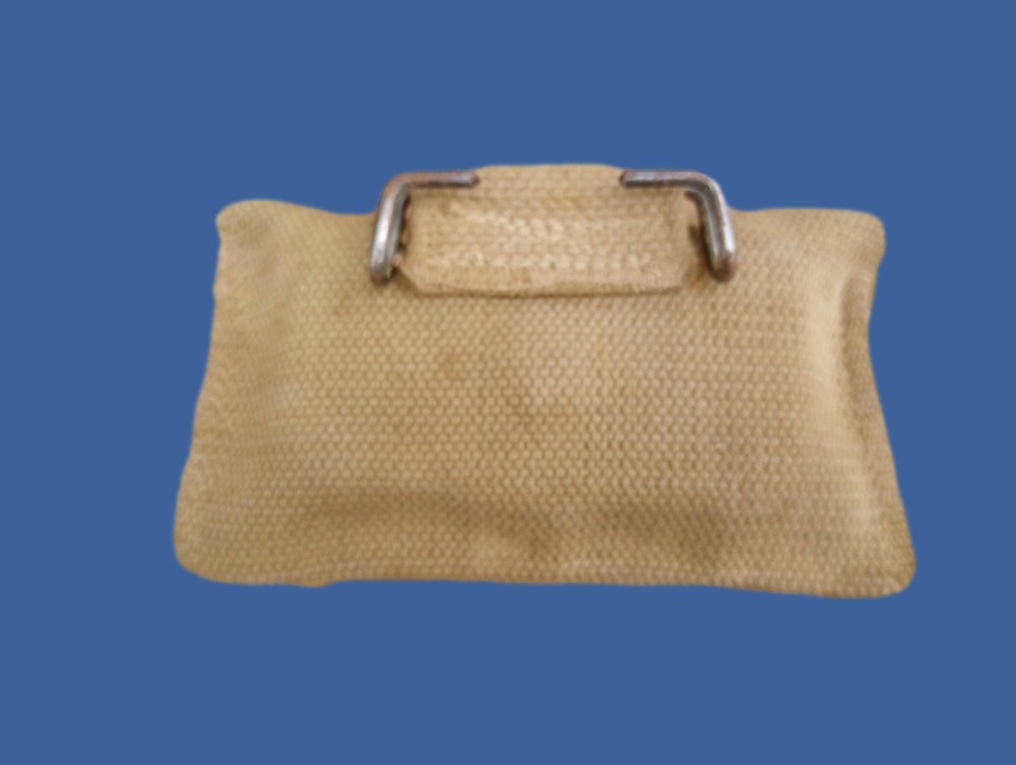 WWII U.S Army/USMC Khaki First Aid Pouch & Carlisle Tin Bandage M-1924