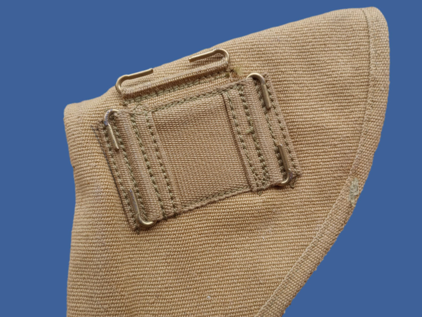 GENUINE WWII BRITISH HOLSTER MILITARY KHAKI P-37 WEB 1943 Z.L & T LTD WEBLEY