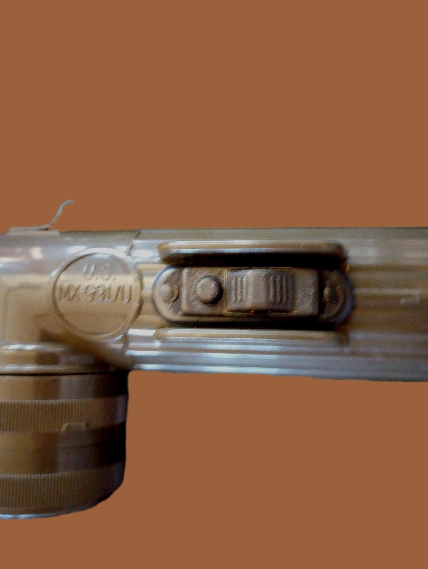 U.S MILITARY ISSUE ANGLE HEAD FLASHLIGHT FULTON MX-991/U OD GREEN U.S.A MADE NEW