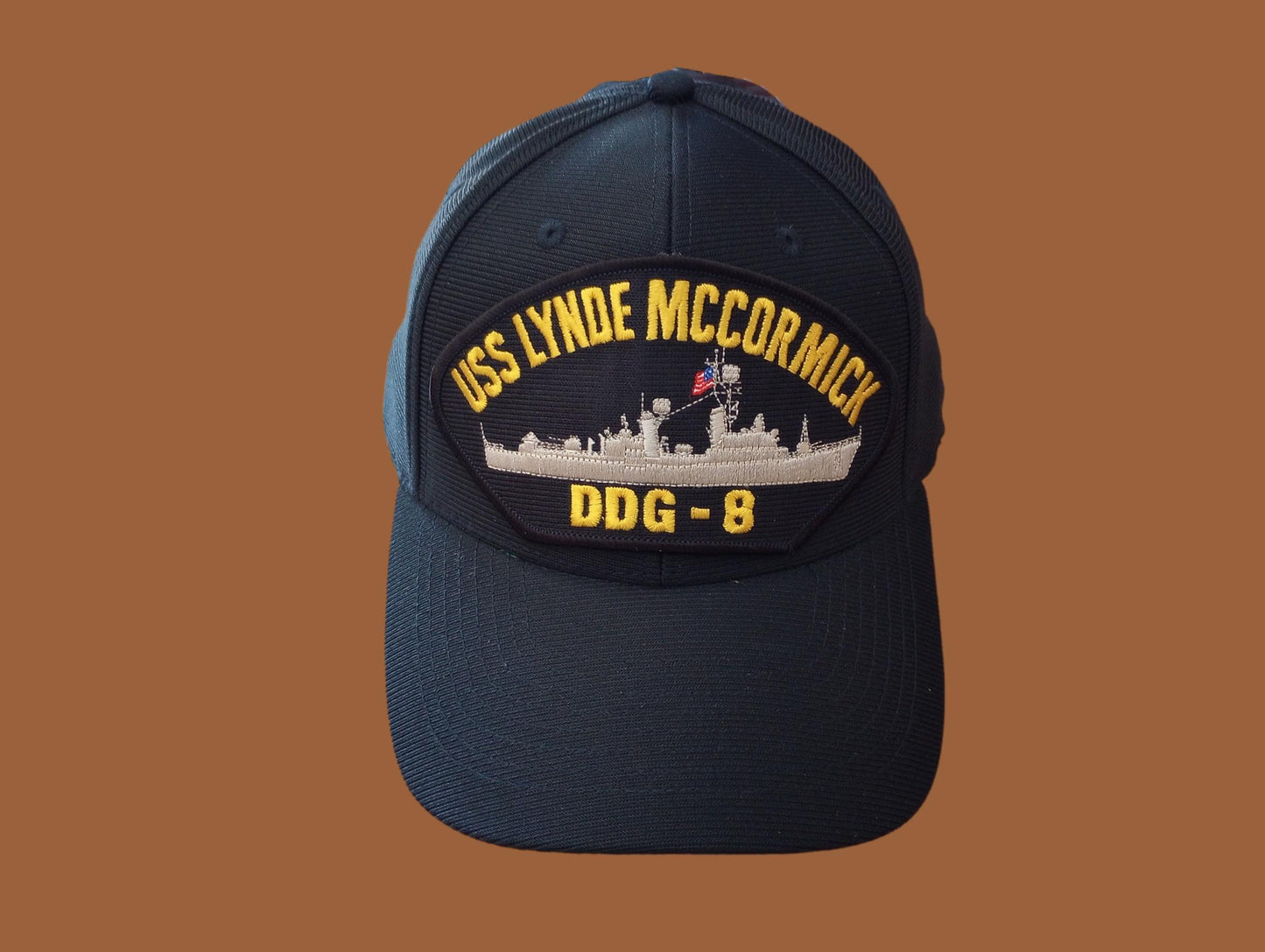 USS LYNDE MCCORMICK DDG-8 HAT U.S NAVY SHIP MILITARY BALL CAP USA MADE