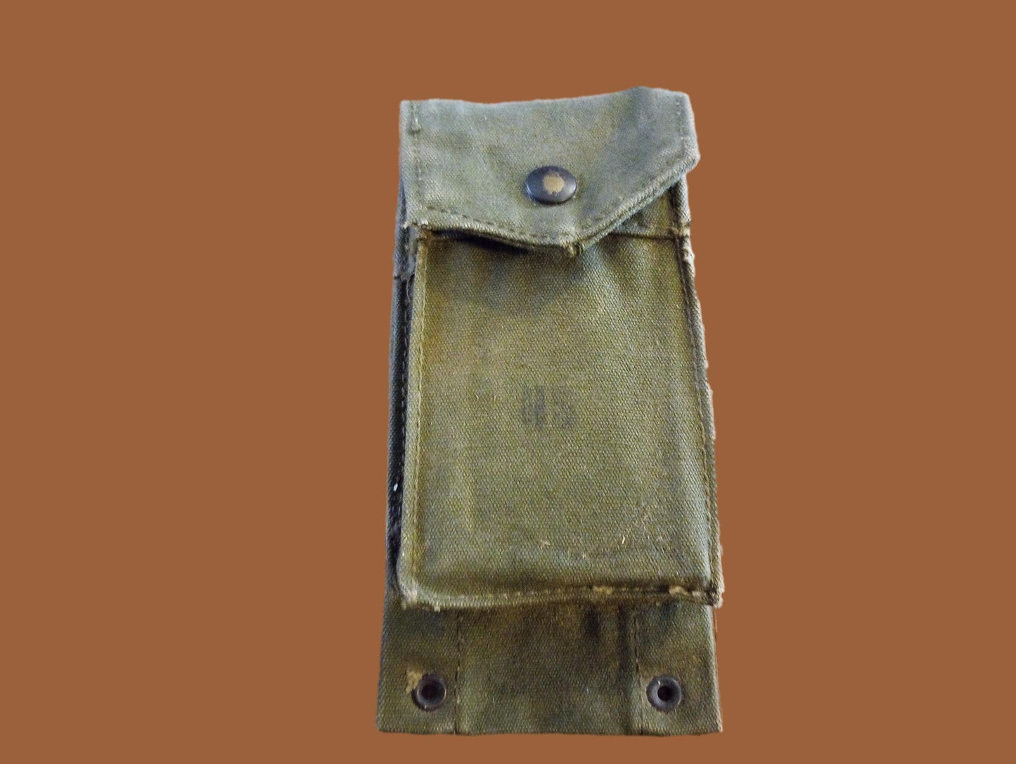 U.S MILITARY AMMO MAGAZINE CLIP POUCH 20 RD 308 CAL MAG VIETNAM ERA