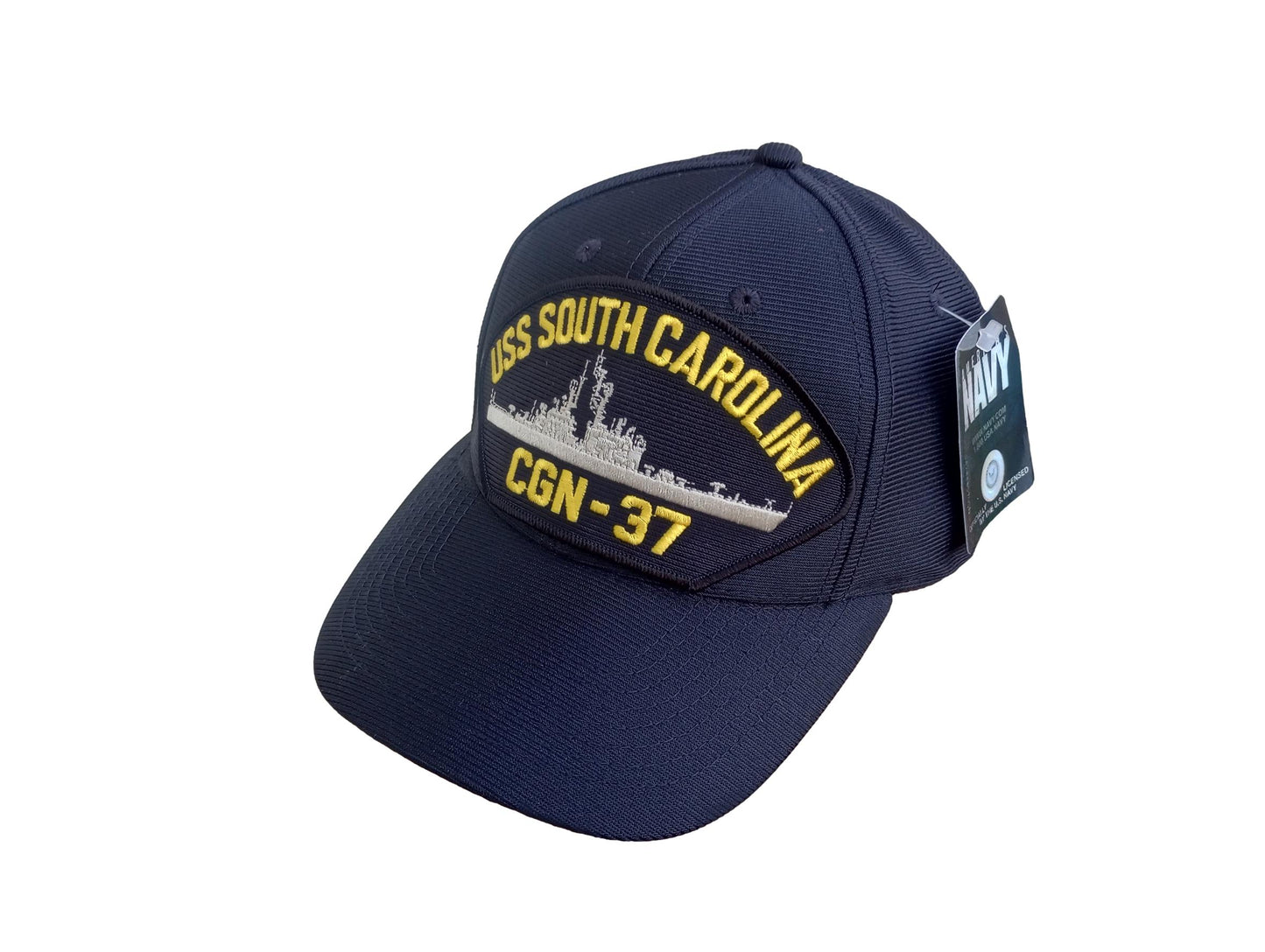 USS SOUTH CAROLINA CGN-37 U.S NAVY CRUISER SHIP HAT OFFICIAL MILITARY BALL CAP