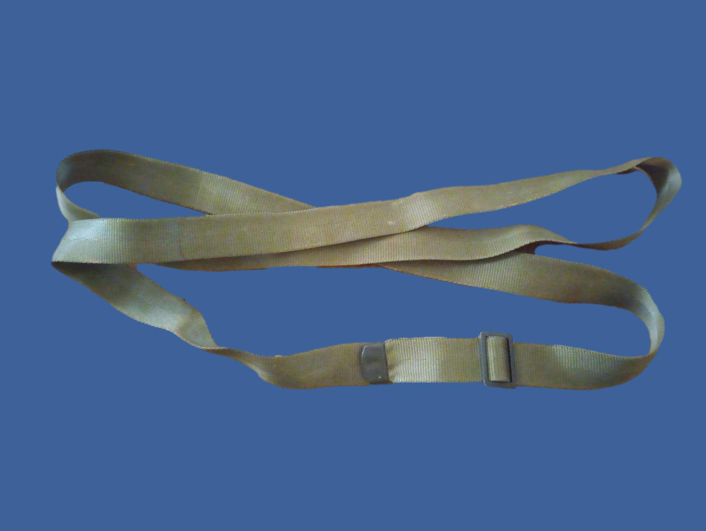 MILITARY ISSUE TIE DOWN NYLON CARGO STRAP 84" X 1.25" WIDE METAL HARDWARE NEW