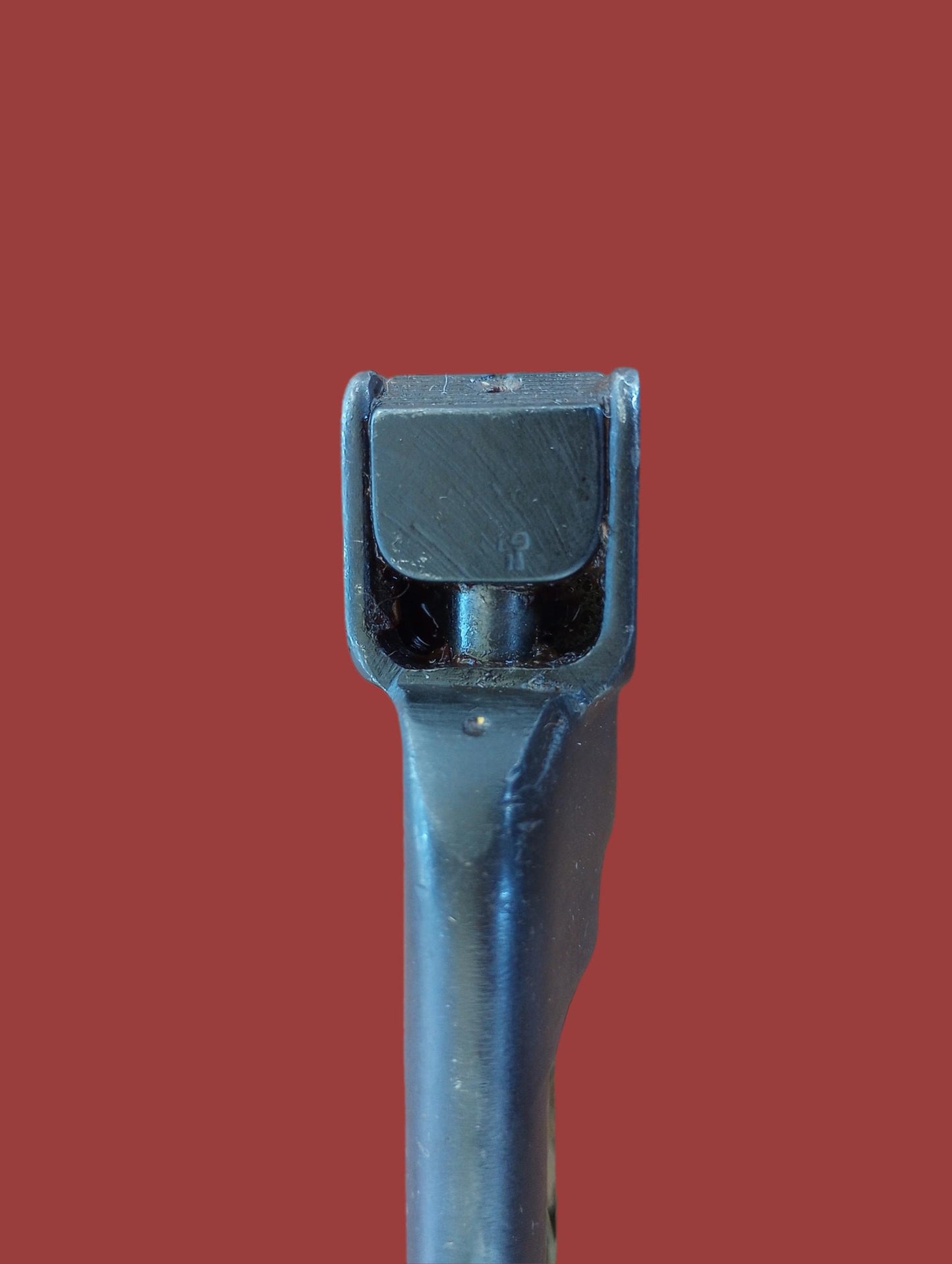 BRITISH WWII No 4 MKII ENFIELD SPIKE BAYONET SCABBARD FROG SINGER ALL ORIGINAL