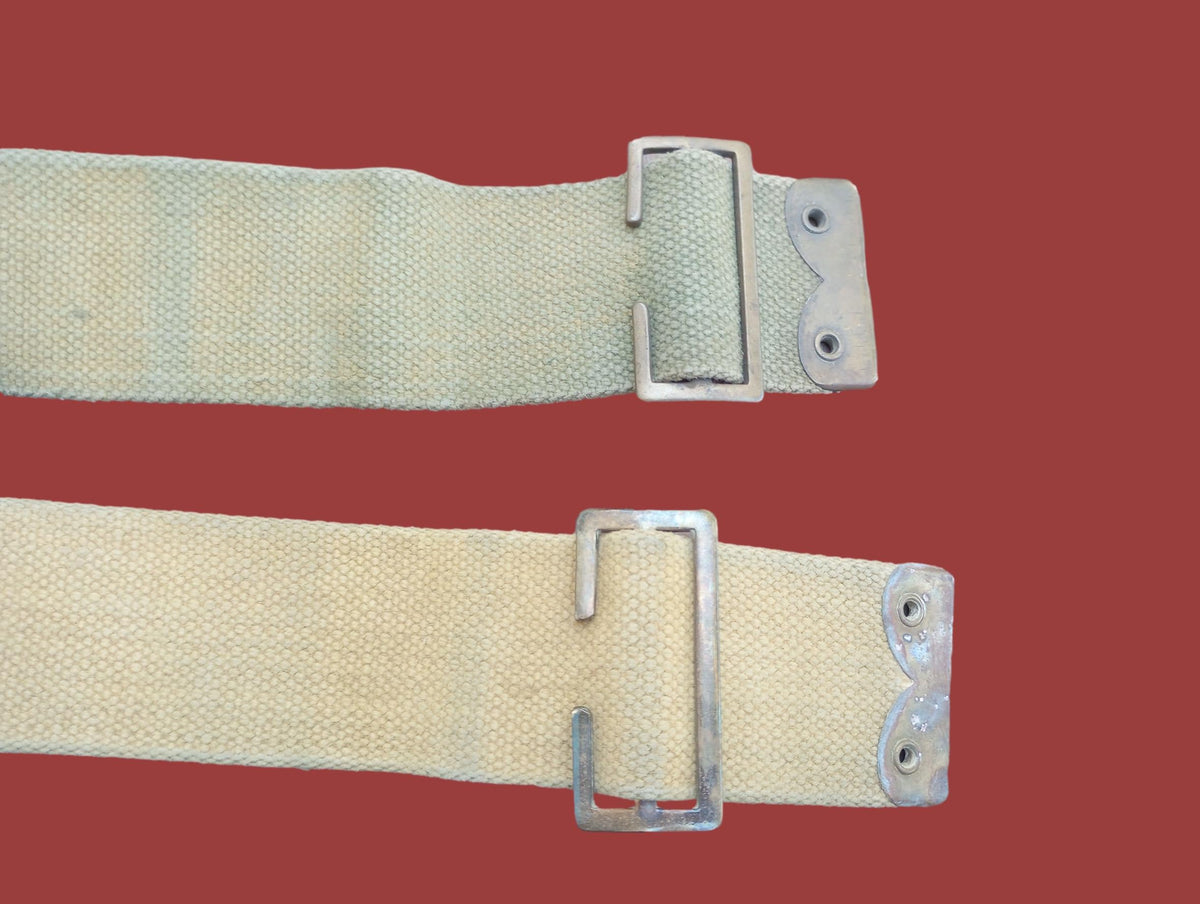 BRITISH MILITARY WEB P-37 PATTERN HAVERSACK BRACES BACKPACK SUSPENDERS GENUINE