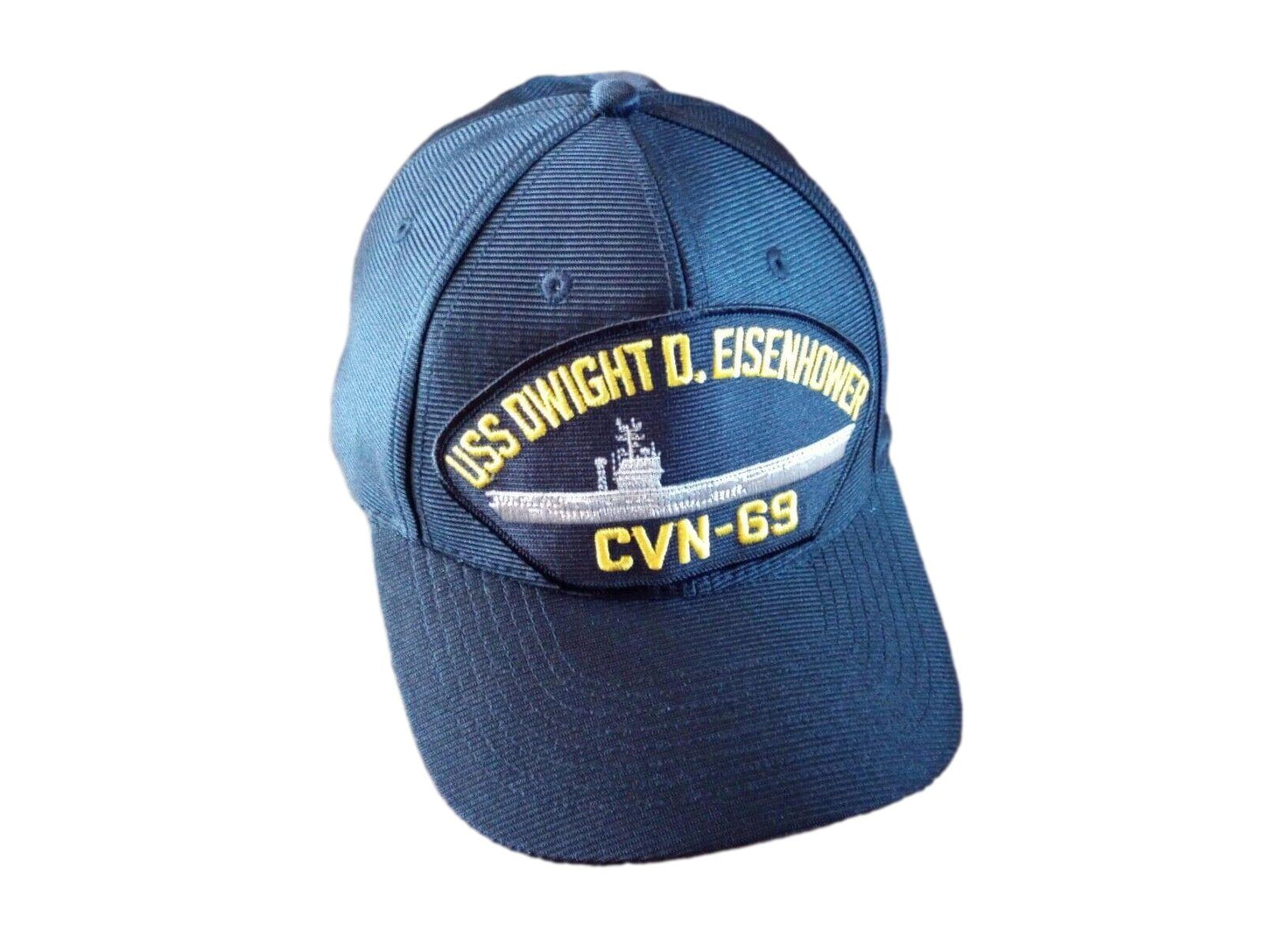 USS DWIGHT D EISENHOWER CVN-69 NAVY SHIP HAT U.S MILITARY OFFICIAL CAP USA MADE