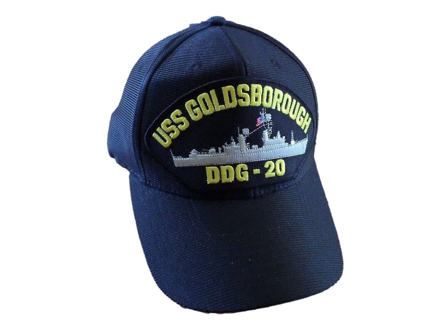 USS GOLDSBOROUGH DDG 20 NAVY SHIP HAT U.S MILITARY OFFICIAL BALL CAP U.S.A MADE