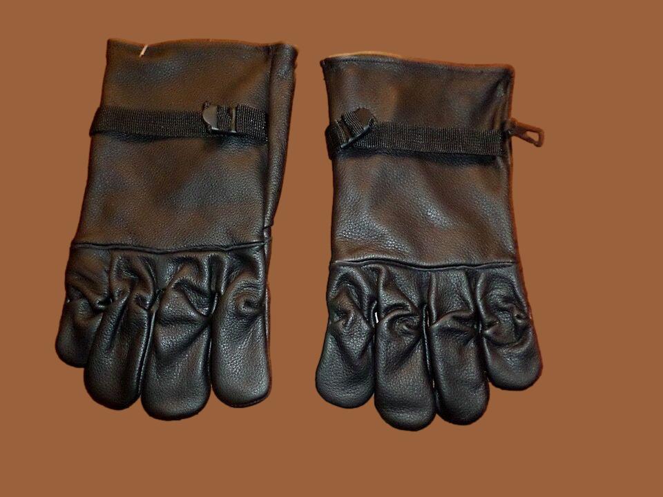 U.S MILITARY STYLE D-3A LEATHER GLOVES COLD WEATHER SIZE 6 X- LARGE W/LINER