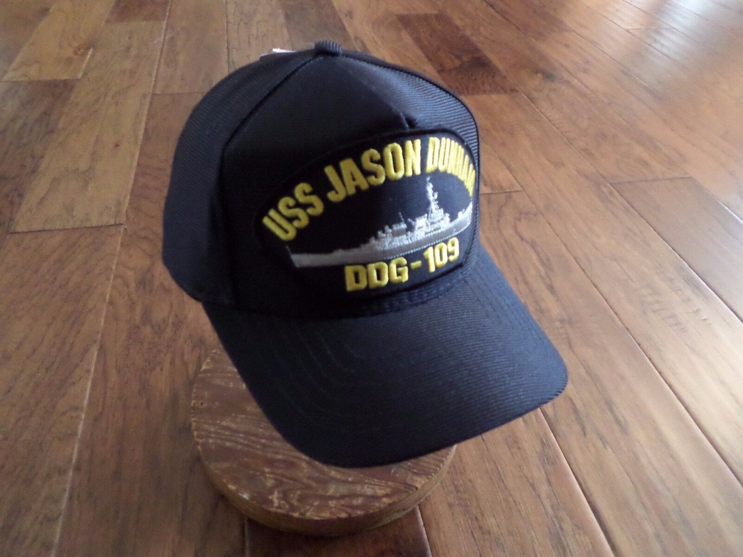 USS JASON DUNHAM DDG-109 NAVY SHIP HAT U.S MILITARY OFFICIAL BALL CAP U.S.A MADE