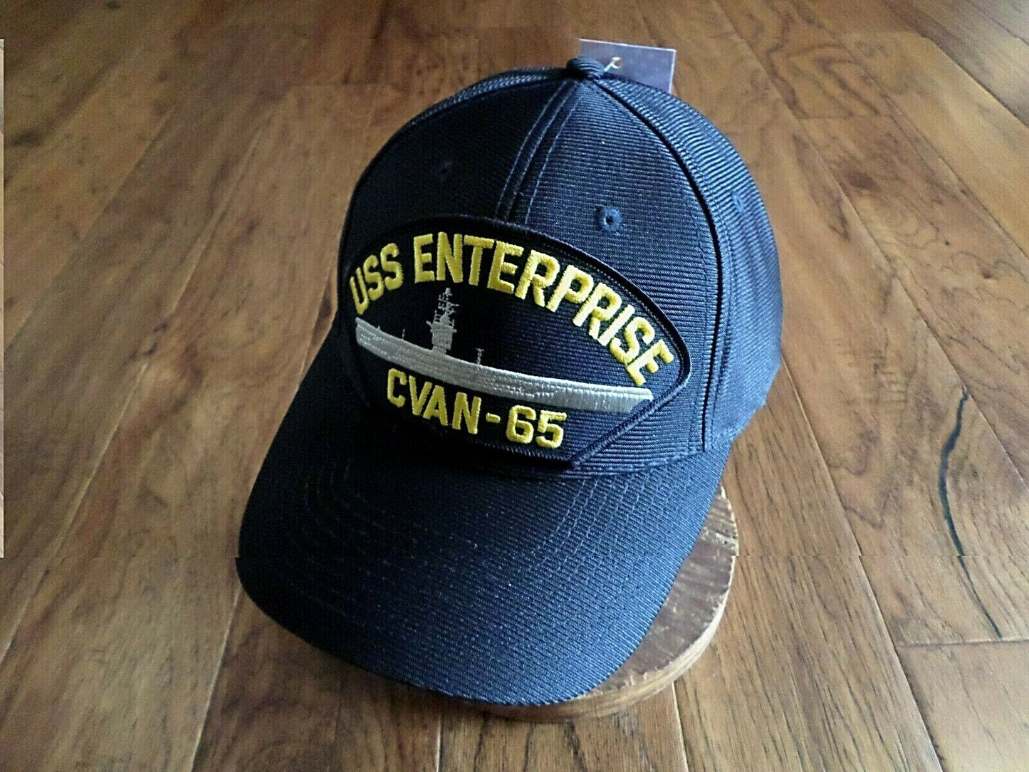 USS ENTERPRISE CVAN-65 NAVY SHIP HAT U.S MILITARY OFFICIAL BALL CAP U.S.A MADE