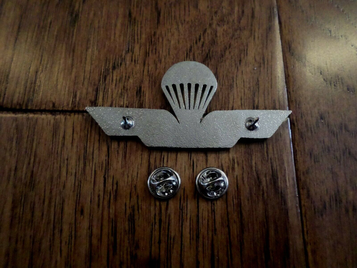 ITALIAN MILITARY JUMP WINGS BADGE PARATROOPER DOUBLE POST METAL PIN