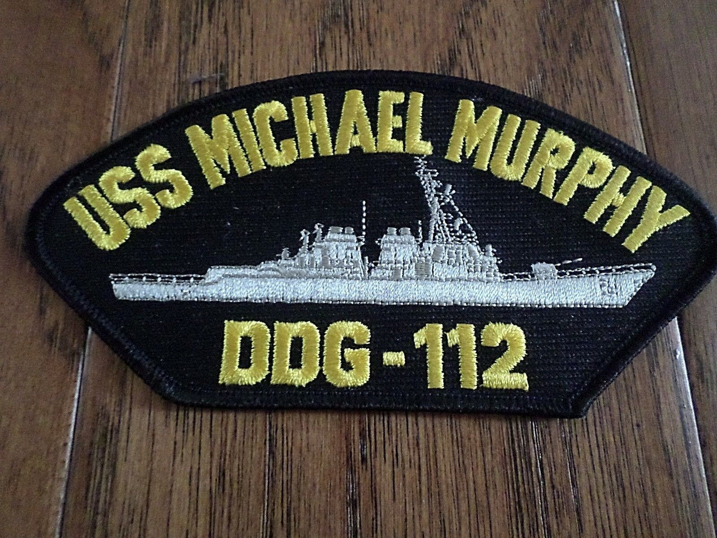 USS MICHAEL MURPHY DDG-112 U.S NAVY SHIP HAT PATCH U.S.A MADE HEAT TRANSFER