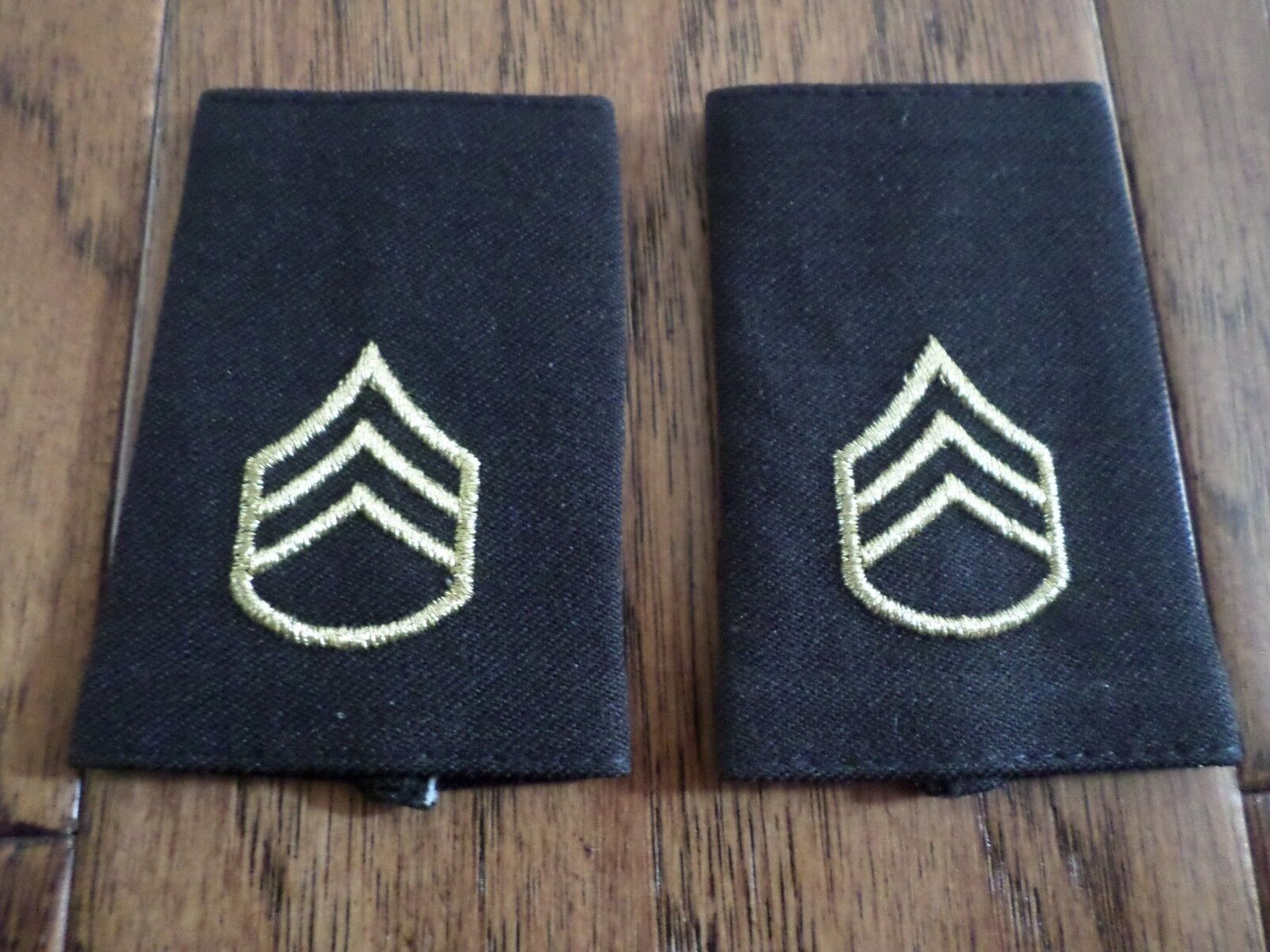U.S MILITARY SHOULDER EPAULETS ARMY STAFF SERGEANT MEN'S UNIFORM RANK NEW