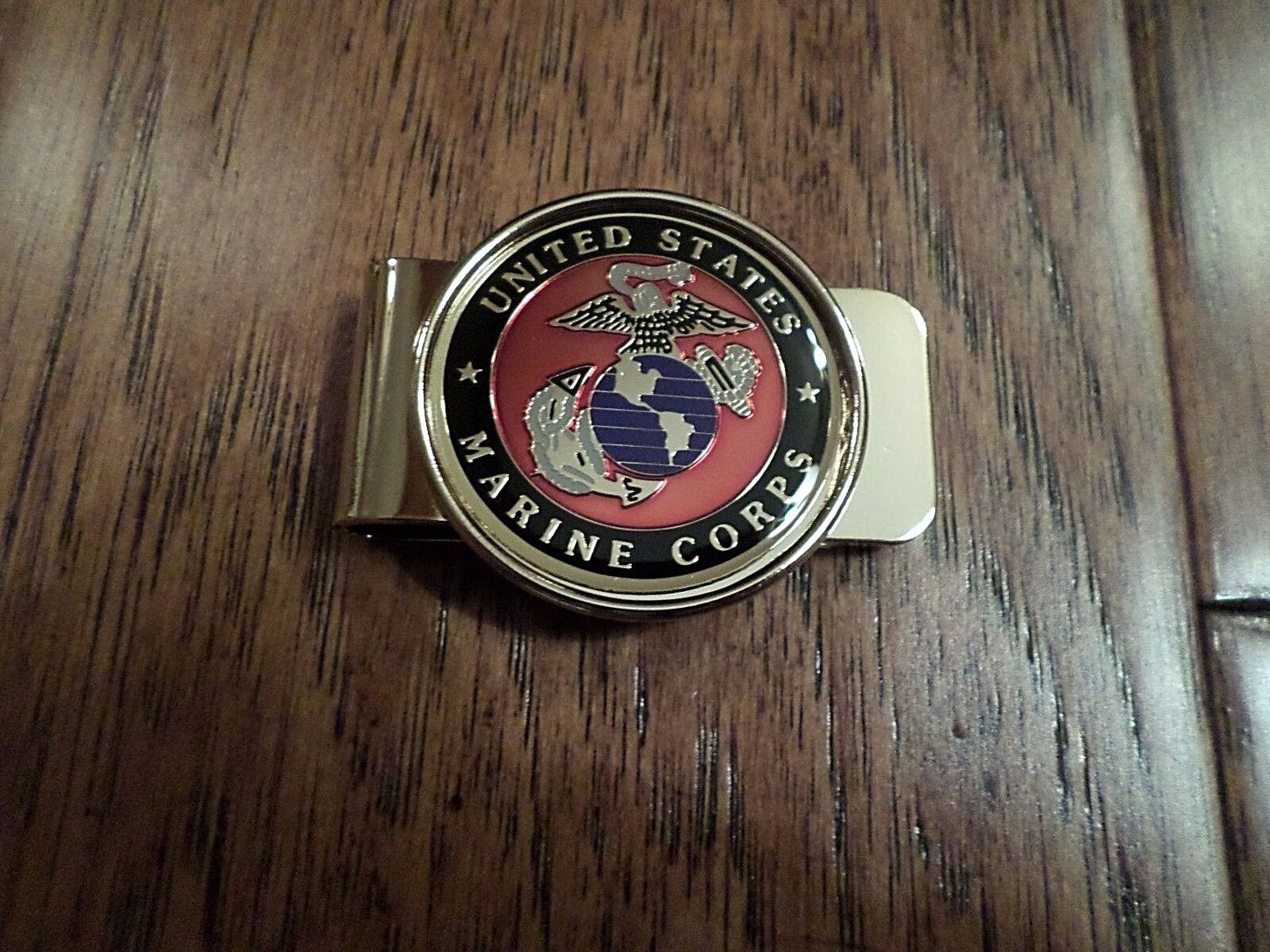 U.S MILITARY MARINE CORPS EGA MONEY CLIP BRASS CONSTRUCTION OFFICIAL M/C PRODUCT