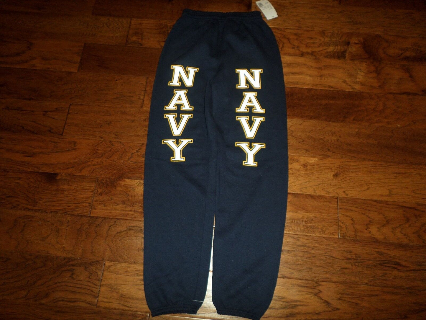 U.S MILITARY NAVY DARK BLUE SWEATPANTS SIZE SMALL. MADE IN THE U.S.A SOFFE