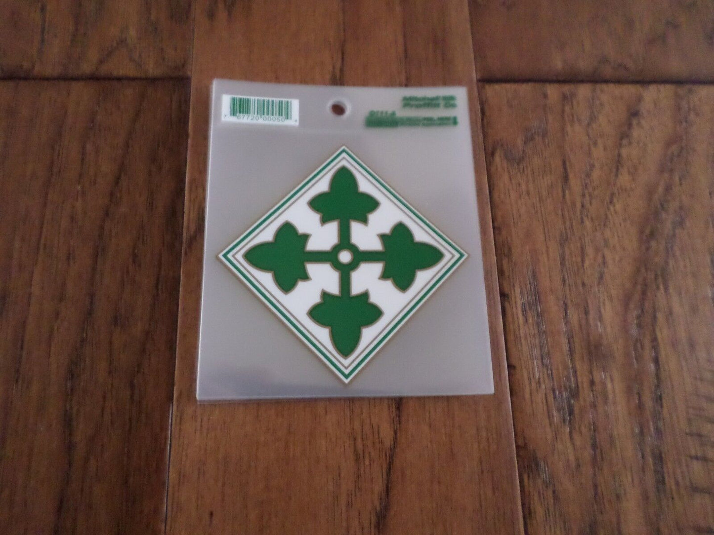 U.S MILITARY ARMY 4th INFANTRY WINDOW DECAL STICKER