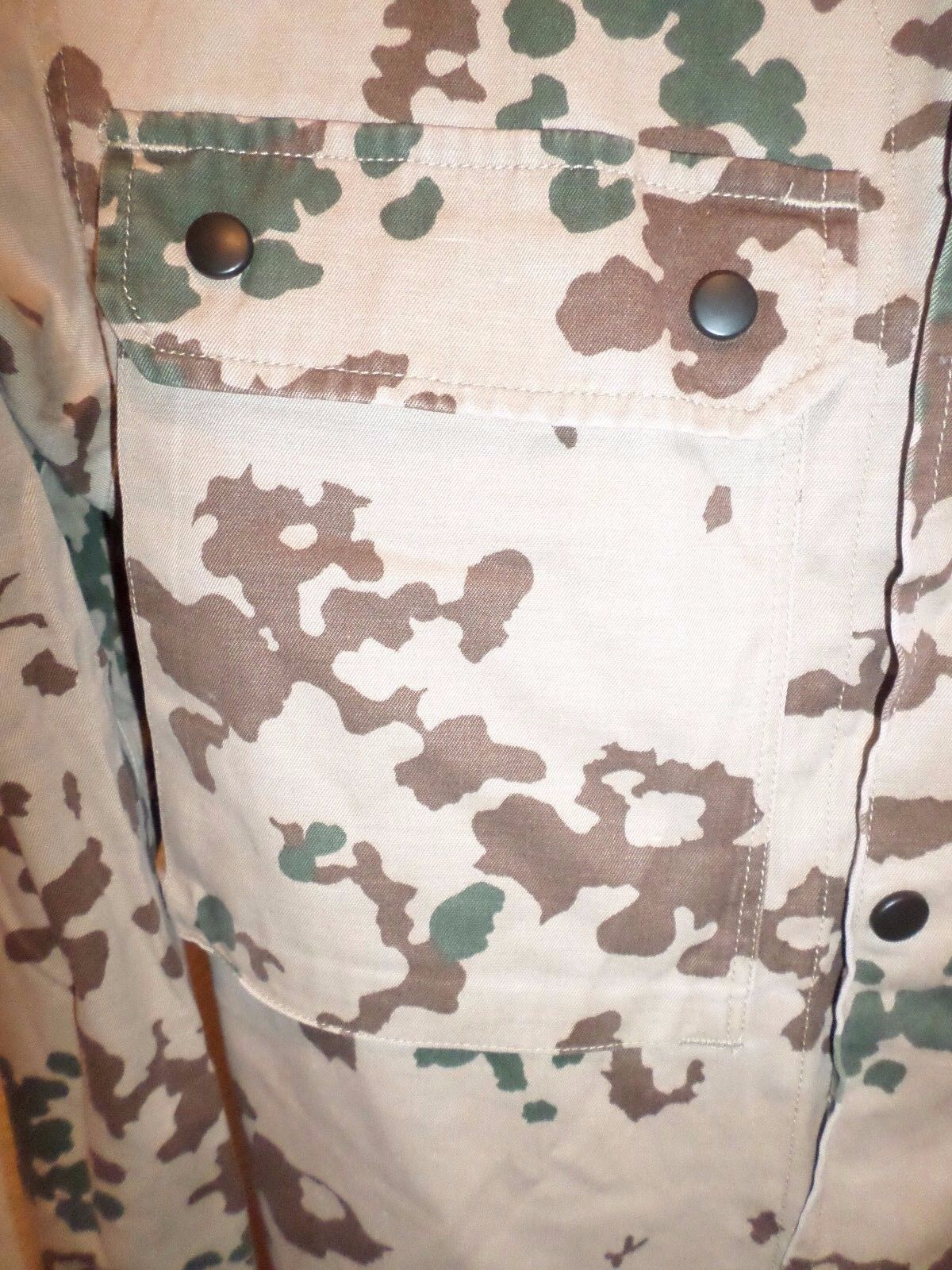 GERMAN ARMY TROPICAL FLECK CAMOUFLAGE SHIRT/JACKET SIZE SMALL REGULAR FLECKTARN