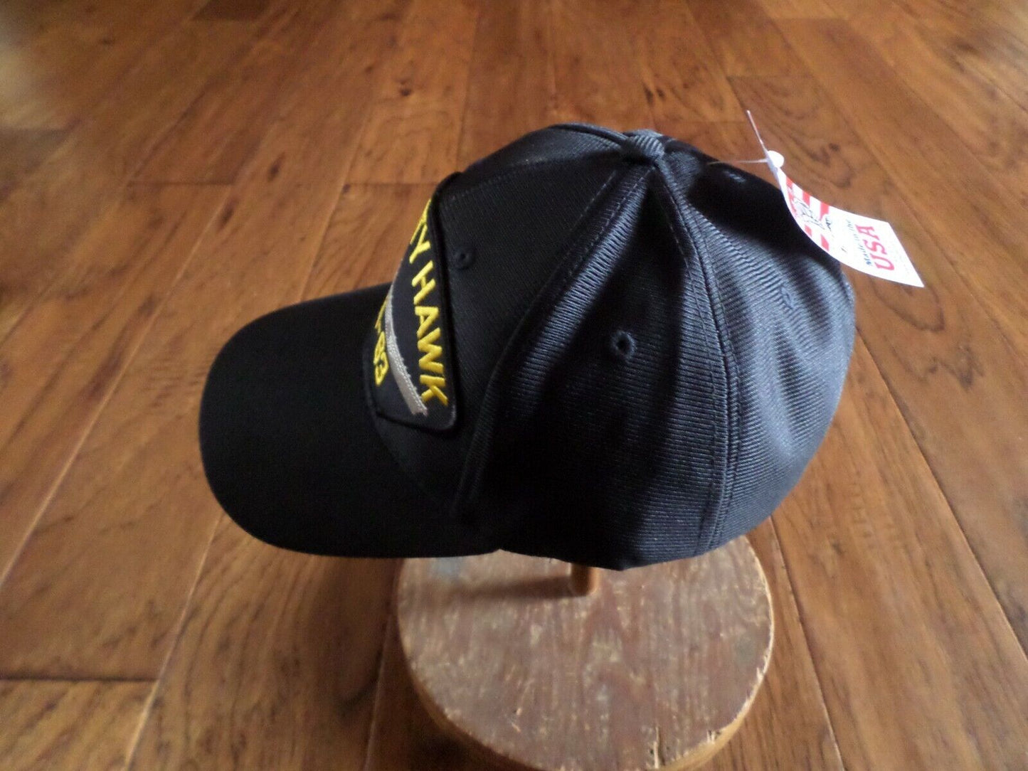 USS KITTY HAWK CVA-63 NAVY SHIP HAT U.S MILITARY OFFICIAL BALL CAP U.S.A MADE