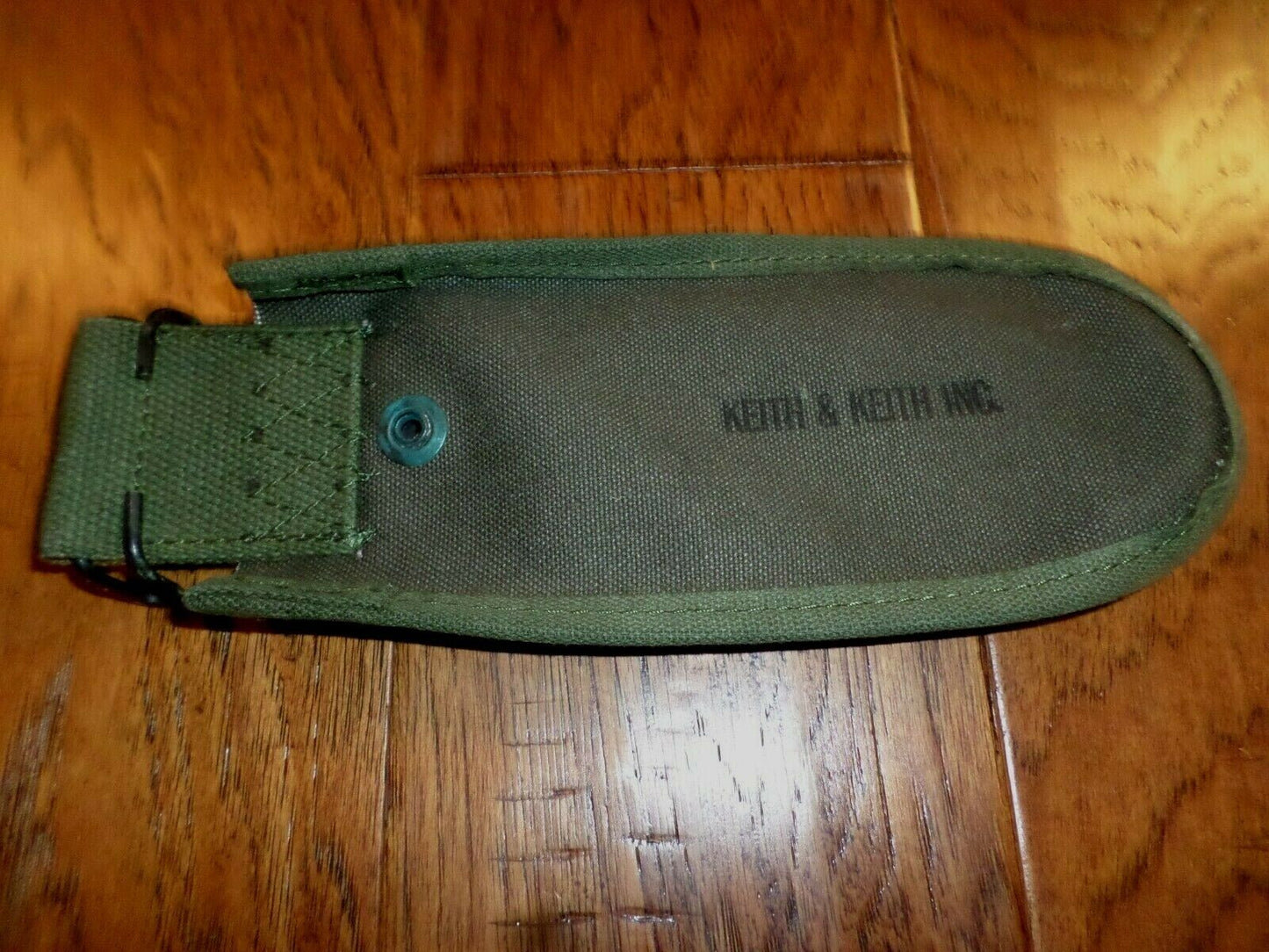 U.S Army Vintage Issue Green Canvas Belt Pouch For Wire Cutters M-1938 Style