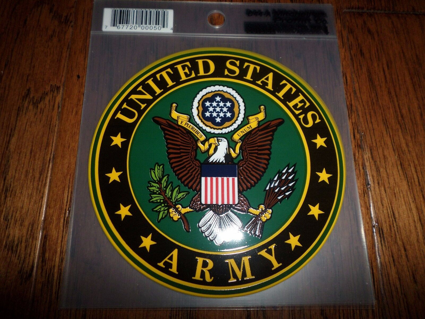U.S MILITARY ARMY CREST LOGO WINDOW DECAL STICKER 4.25" X 4.5" FULL COLOR