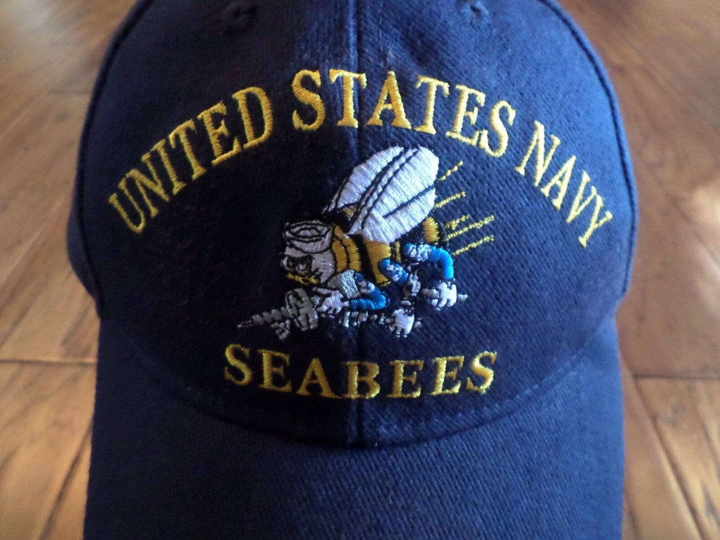 U.S Military Navy Seabees Can Do Embroidered Baseball Hat U.S Navy Licensed Cap