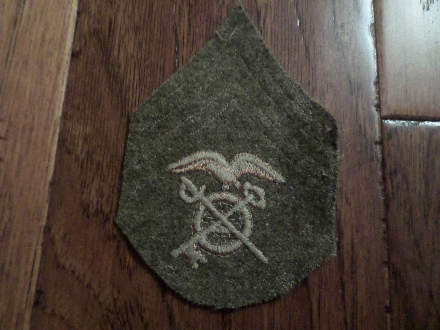 U.S MILITARY WWI CORPORAL PATCHES QUARTERMASTER 1 PAIR 2 PATCHES