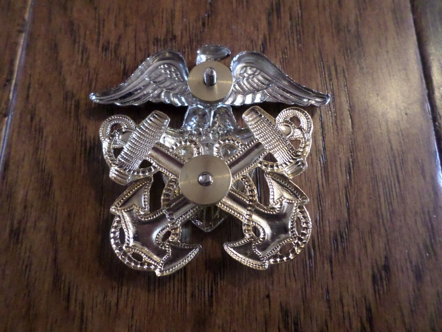 U.S Military Navy Officer's Large Cap Badge Hat insignia 2-1/2"